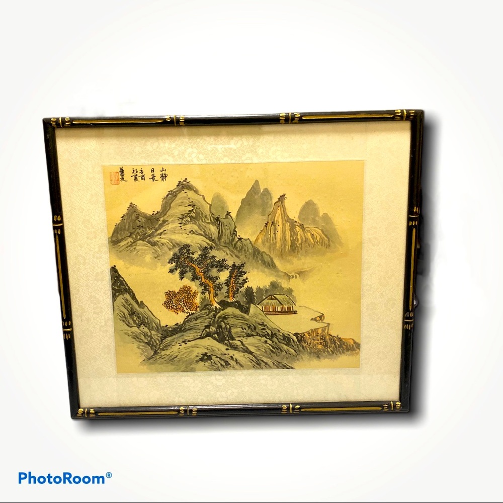 Japanese Art on Silk
